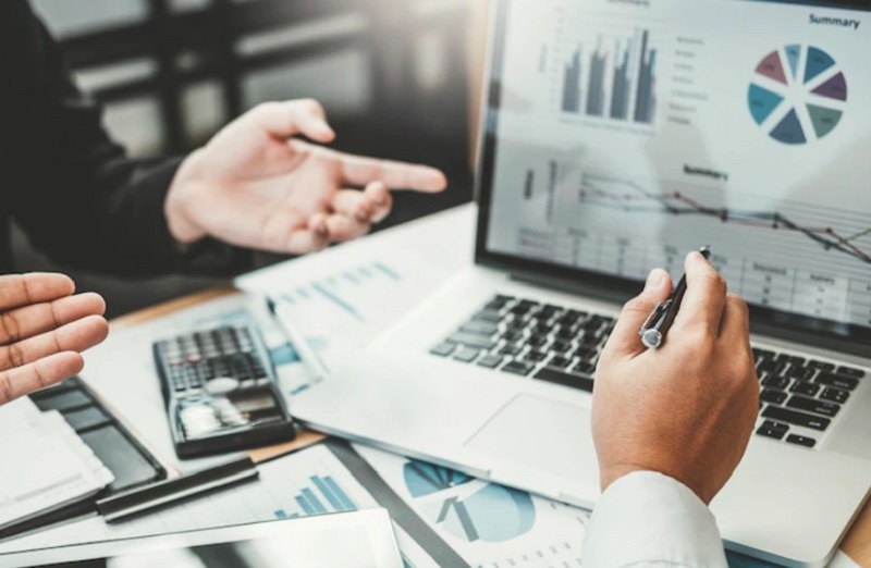 businessman consulting working