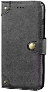 Golden Sheeps Drop Protection Flip Case for Razer Phone 2 Metal Buckle Leather Wallet Pouch