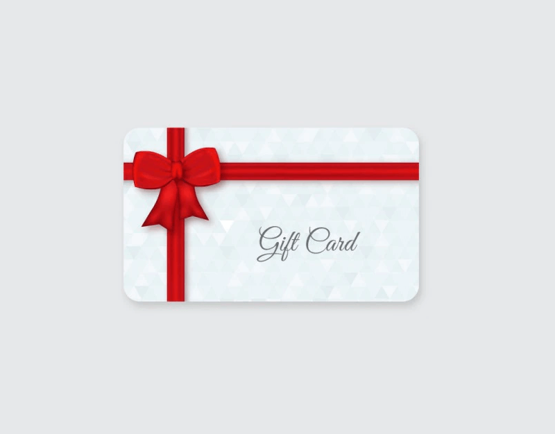 modern gift card