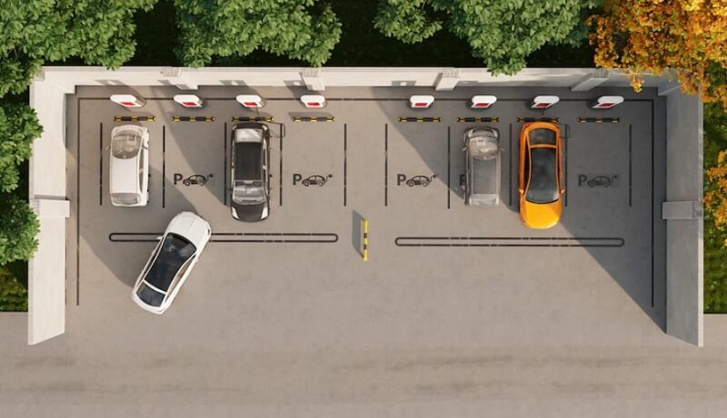 electric-car-parking-area